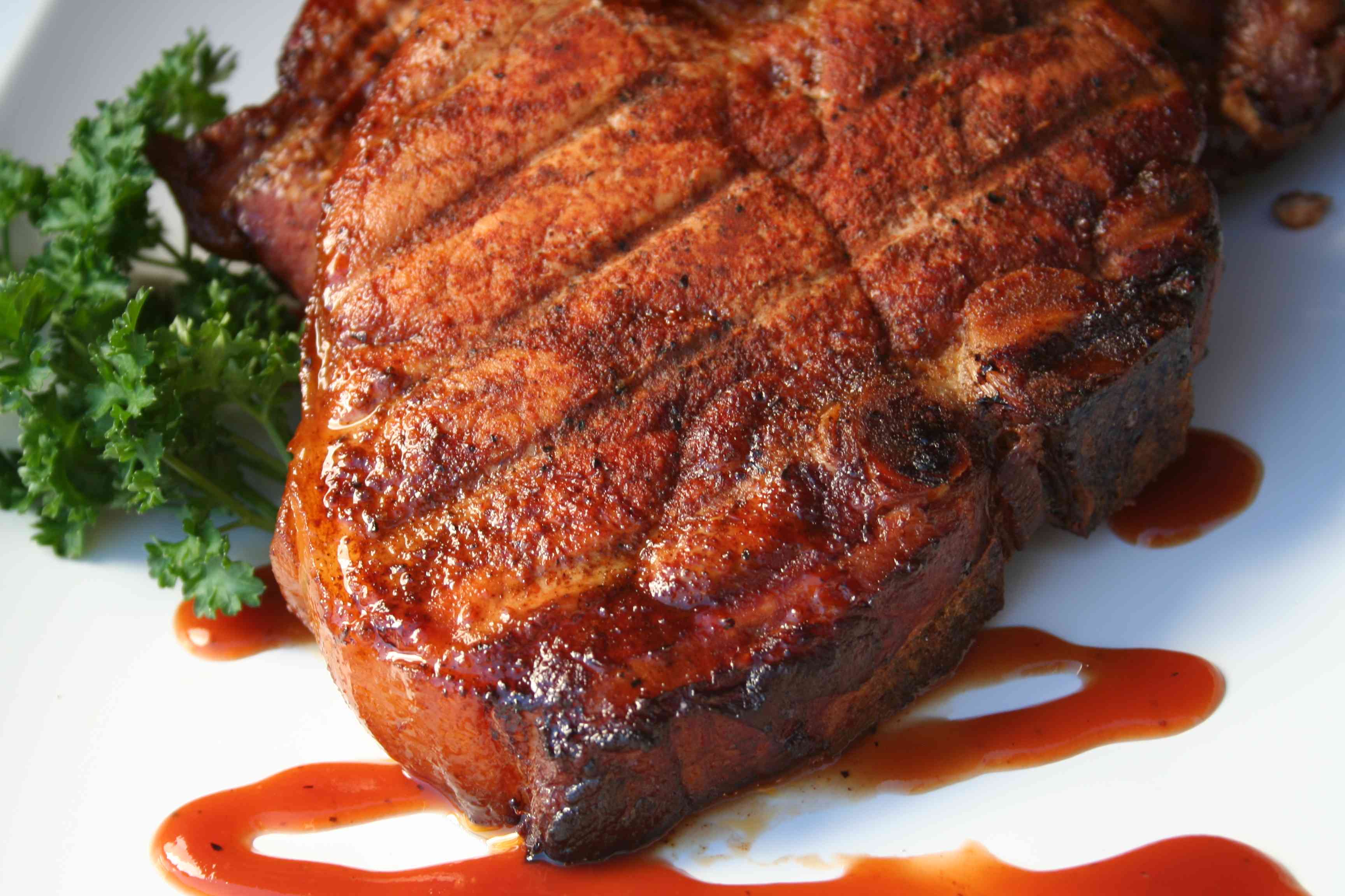 smoked pork chop