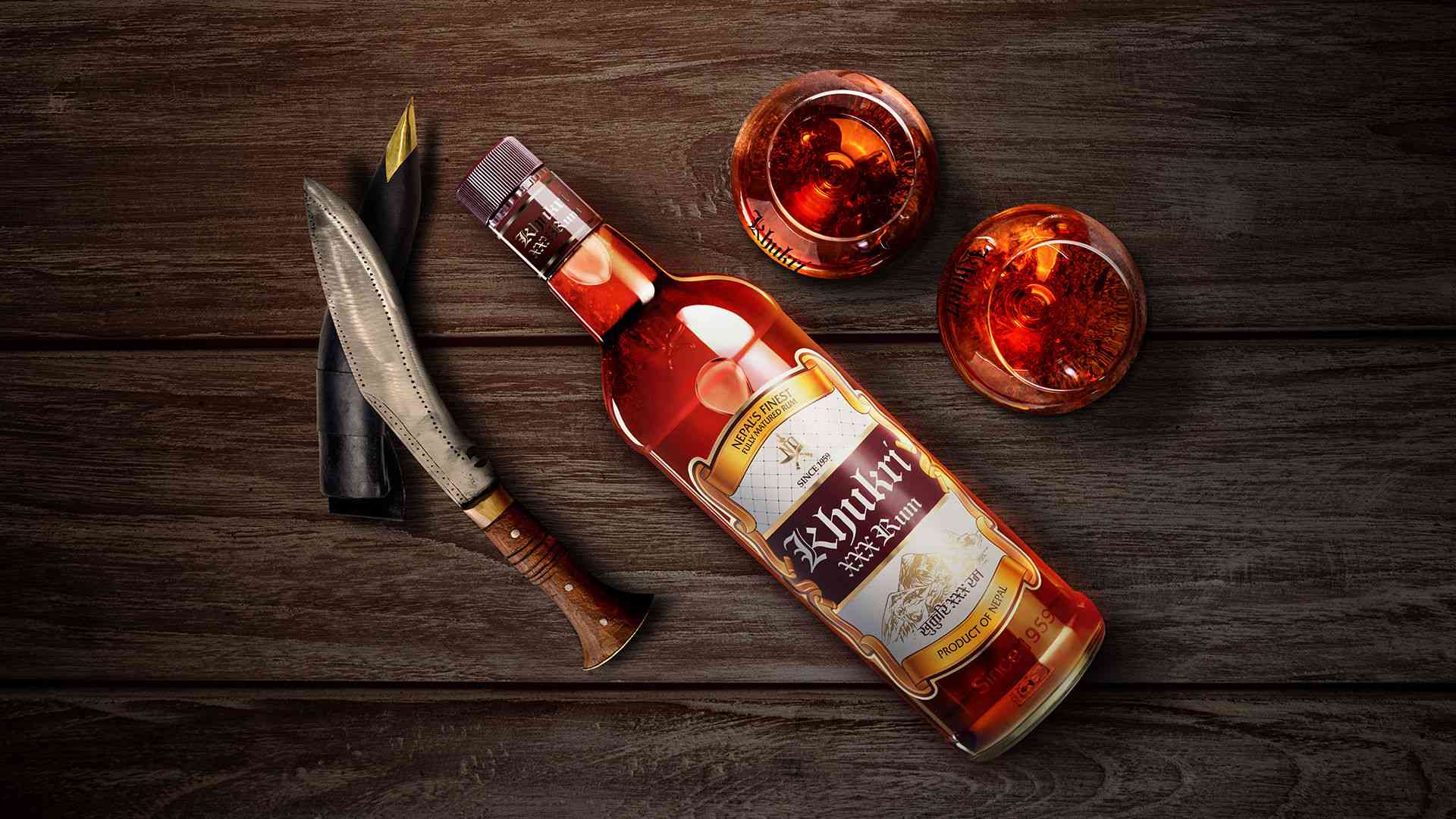 Khukri Rum 180 ml